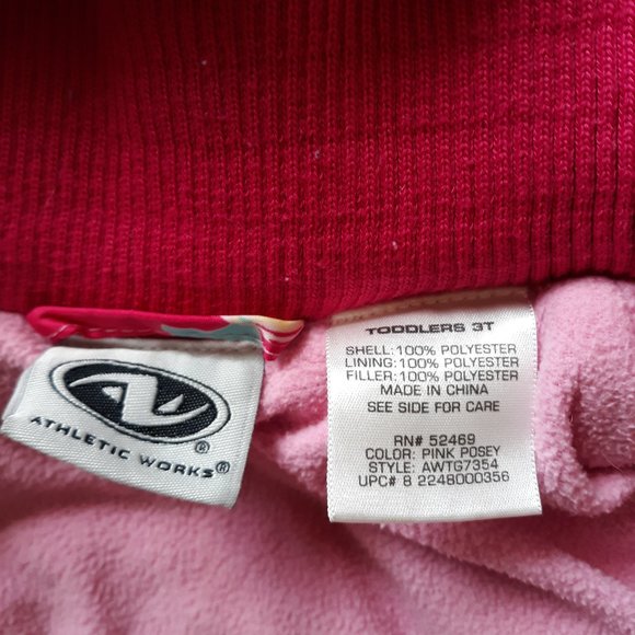 🎉Host Pick🎊 Floral print girl's fleece puffer jacket - Picture 5 of 12